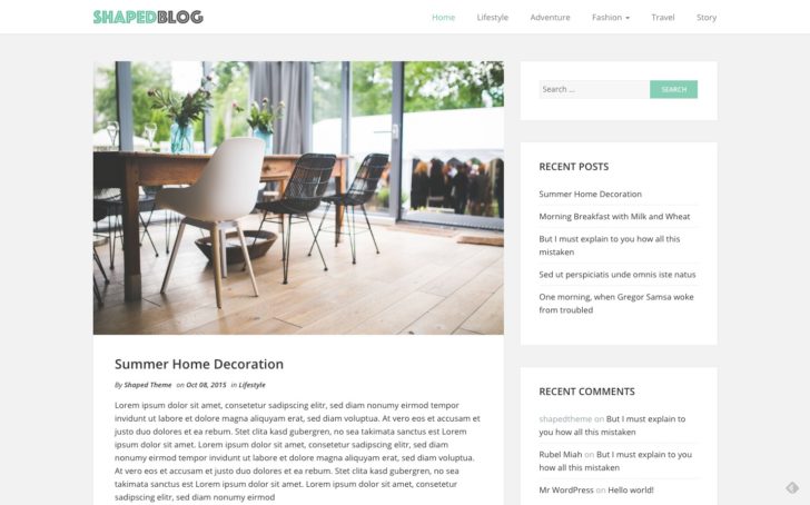 tema blog wordpress