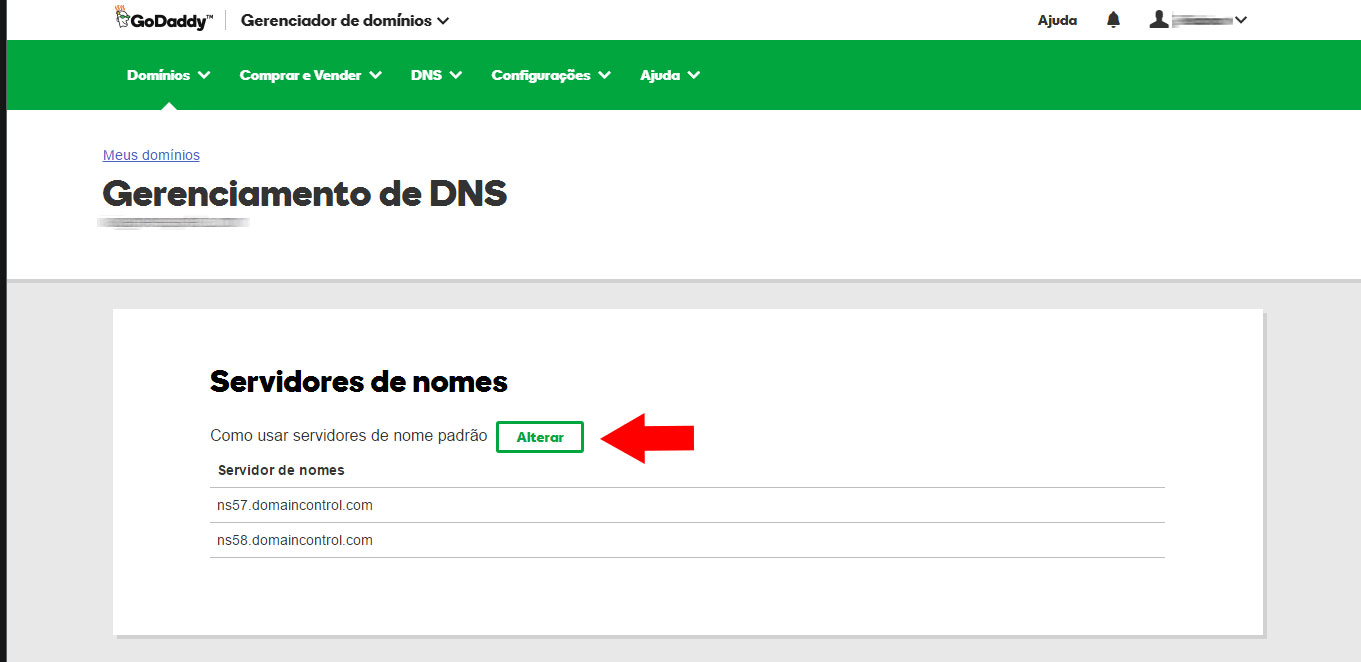 Como Alterar o DNS do seu Domínio na GoDaddy