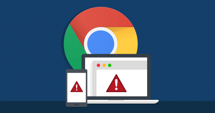 Chrome site não seguro