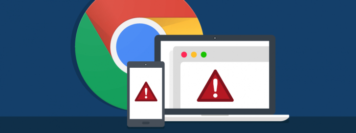 Site não seguro no Chrome