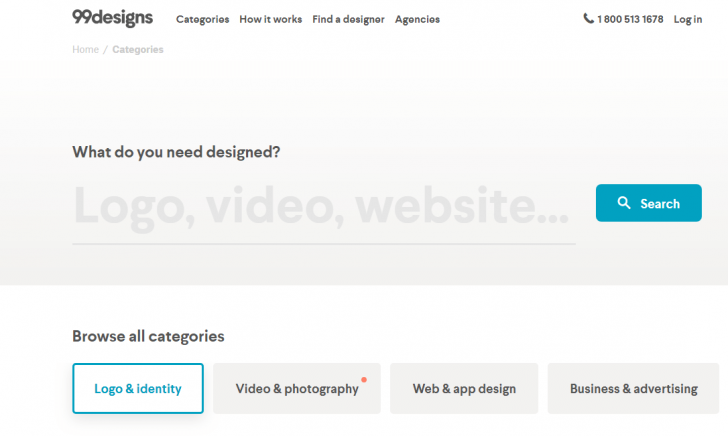 99 Designs - site de serviços de design gráfico