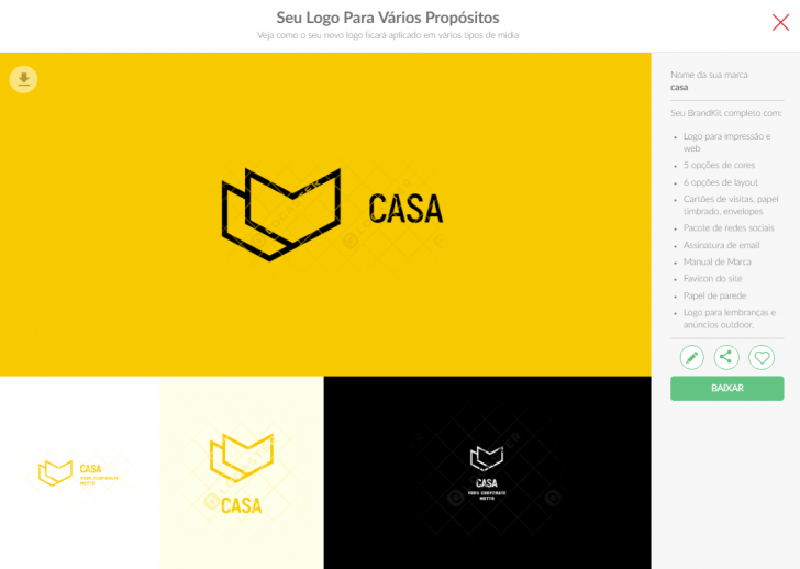 Logaster - serviço de criação de logos online