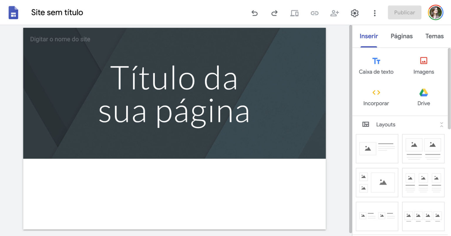 Como criar um site grátis no Google Sites (Tutorial)