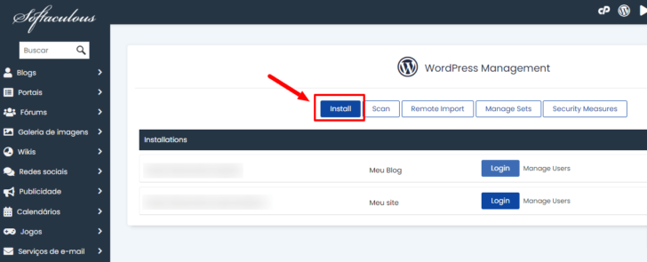 A instalação do WordPress necessária para obter a loja virtual WooCommerce