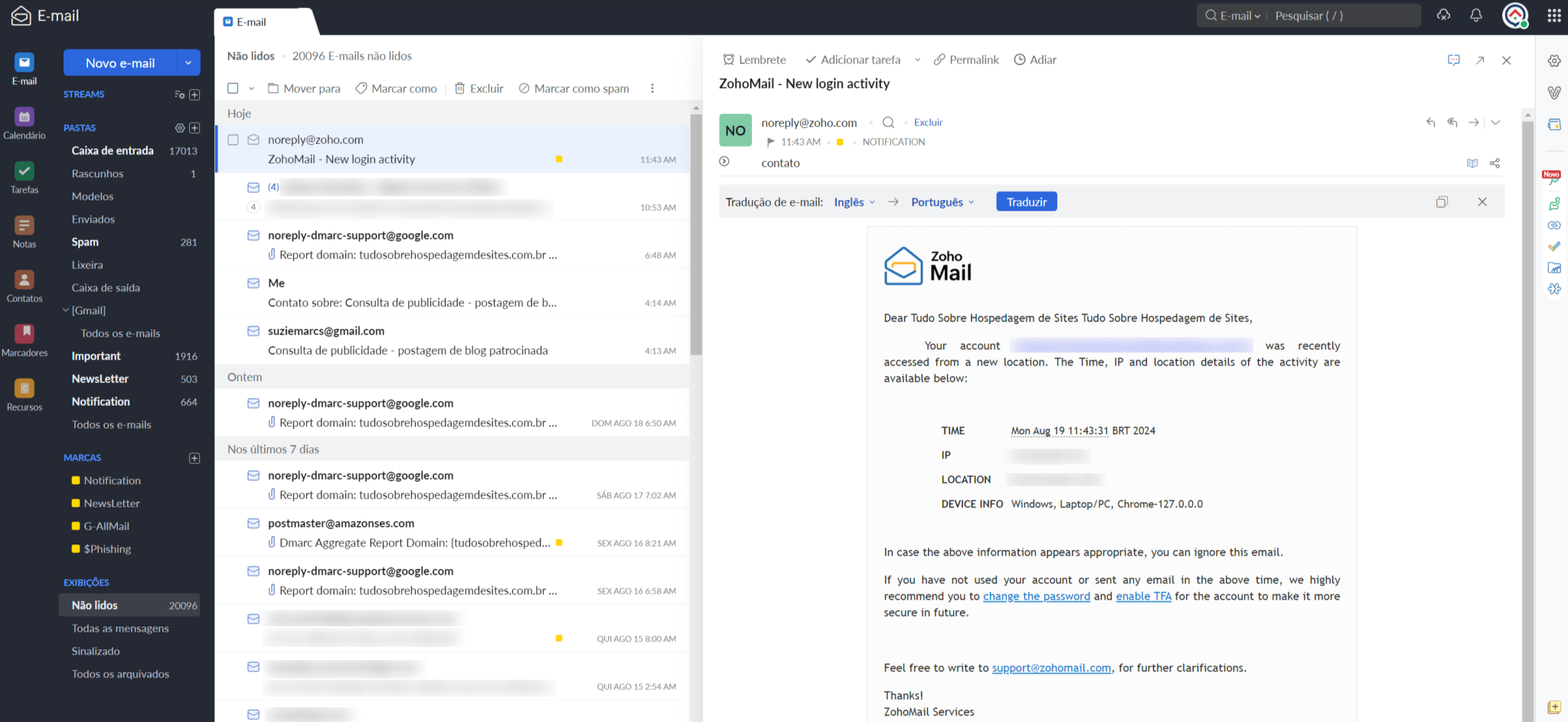 Zoho Mail: Recursos Preços e Como Usar (Review)