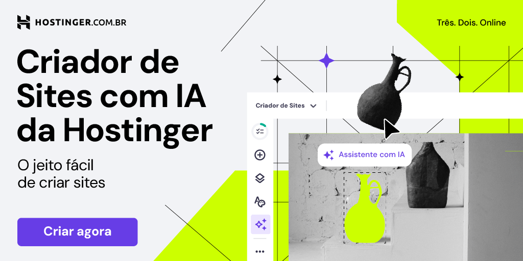 Criador de sites Hostinger