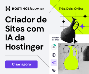 Crie seu site agora com a Hostinger