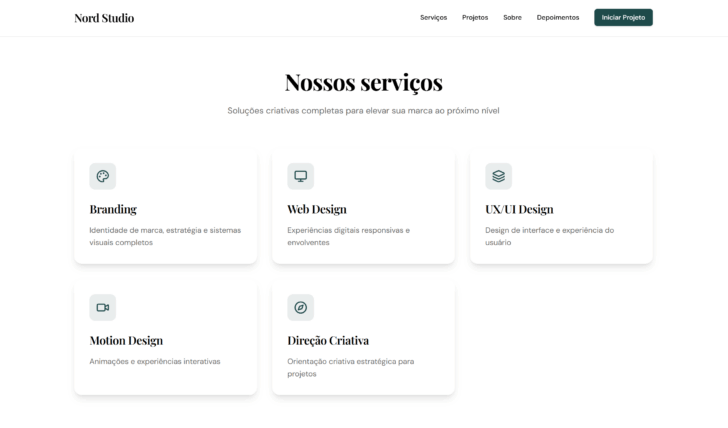 Grid de serviços gerados pela IA