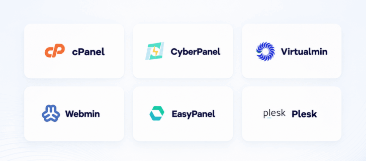 Painéis de controle disponíveis nos servidores VPS da HostGator