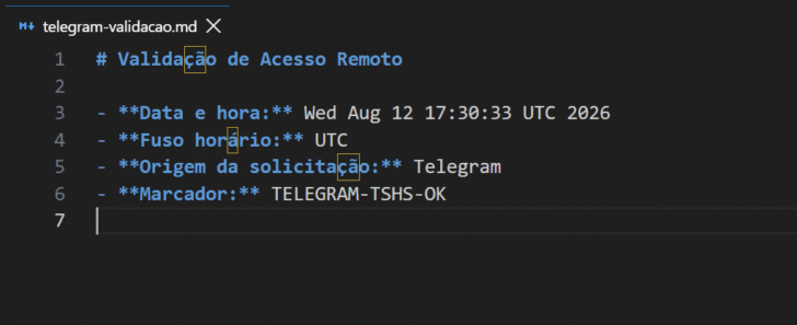 Arquivo gerado no Hermes a partir de um prompt enviado pelo Telegram